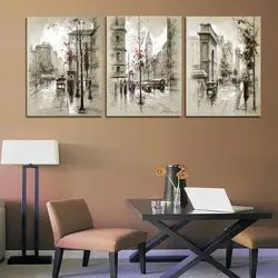 Photo for a high-resolution wall painting in the living room