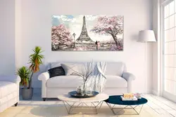 Photo For A High-Resolution Wall Painting In The Living Room