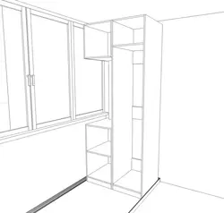 Do-It-Yourself Loggia Wardrobe Drawings And Diagrams Photos