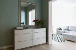 Wardrobe and chest of drawers in the bedroom in the same style photo