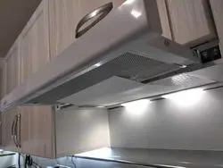 Built-In Kitchen Hood With Ventilation Outlet Photo