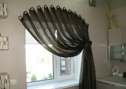 How To Hang Curtains If There Is No Cornice In The Kitchen Photo
