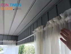 How To Hang Curtains If There Is No Cornice In The Kitchen Photo