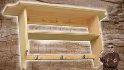 DIY Kitchen Shelf Made Of Wood Photos And Drawings