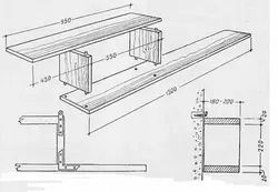 Taxta fotoşəkillərdən və rəsmlərdən hazırlanmış DIY mətbəx rəfi