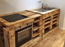 DIY Kitchen Table Made Of Wood, DIY Photo