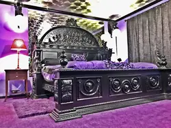 Gothic bedroom interior