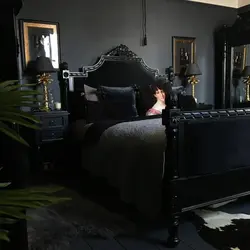 Gothic bedroom interior