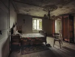 Old bedroom interior