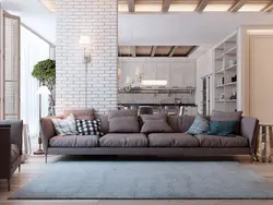 Living room interior visualization
