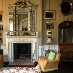 Classicism living room interior