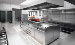 Professional kitchen interior