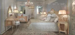Королевский интерьер спальни