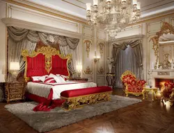 Королевский интерьер спальни