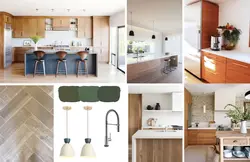 Kitchen interior mood board