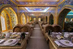 Interior uzbek cuisine