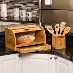 Bread Box In The Kitchen Interior