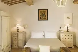 Tuscany bedroom in the interior