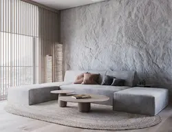 Rock In The Living Room Interior