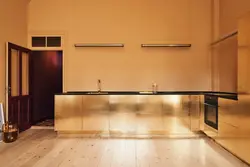 Brass in the kitchen interior