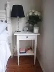Stool in the bedroom interior