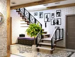 Staircase In The Bedroom Interior