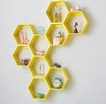 Honeycombs in the hallway interior