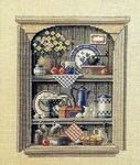 Embroidery in the kitchen interior