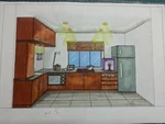 Kitchen interior 7th grade