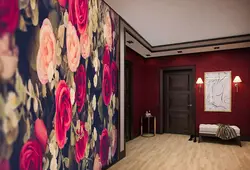 Roses in the hallway interior