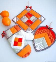 Potholders In The Kitchen Interior