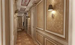 Stucco Molding In The Hallway Interior