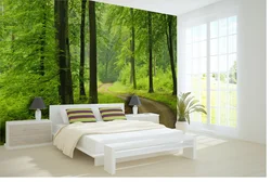 Nature In The Bedroom Interior