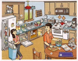 Kitchen interior in English