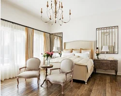 Chairs in the bedroom interior