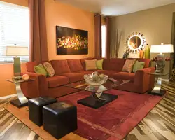 Autumn interior in the living room