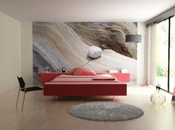 Abstraction in the bedroom interior