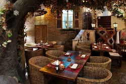 Gürcü restoranlarının interyerləri