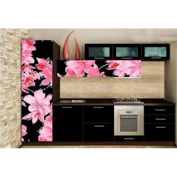 Kitchen Interior With Sakura