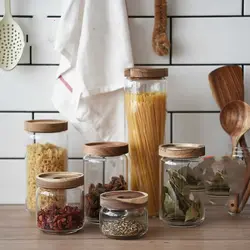 Jars for kitchen interior