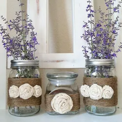 Jars for kitchen interior