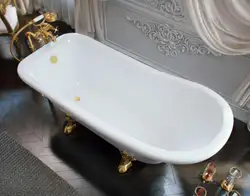 Интерьердегі құйылған ванна
