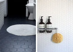 Hexagon In The Bathroom Interior