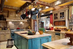 Grunge kitchen in the interior