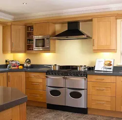 Beech Kitchen In The Interior