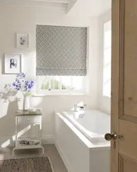 Blinds In The Bathroom Interior