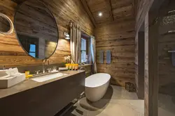 Bathroom in the house interior