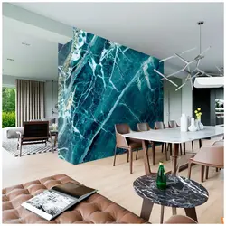 Flexible marble in the kitchen interior