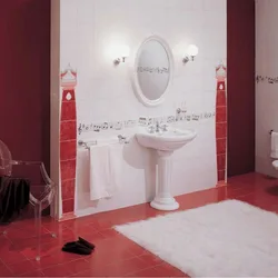 Плитка театро в интерьере ванной