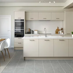 Kitchen golden oak in the interior